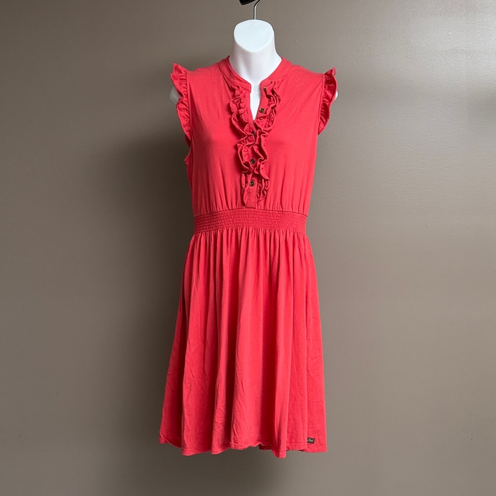 Matilda Jane Vibrant Red Ruffle Mini Dress